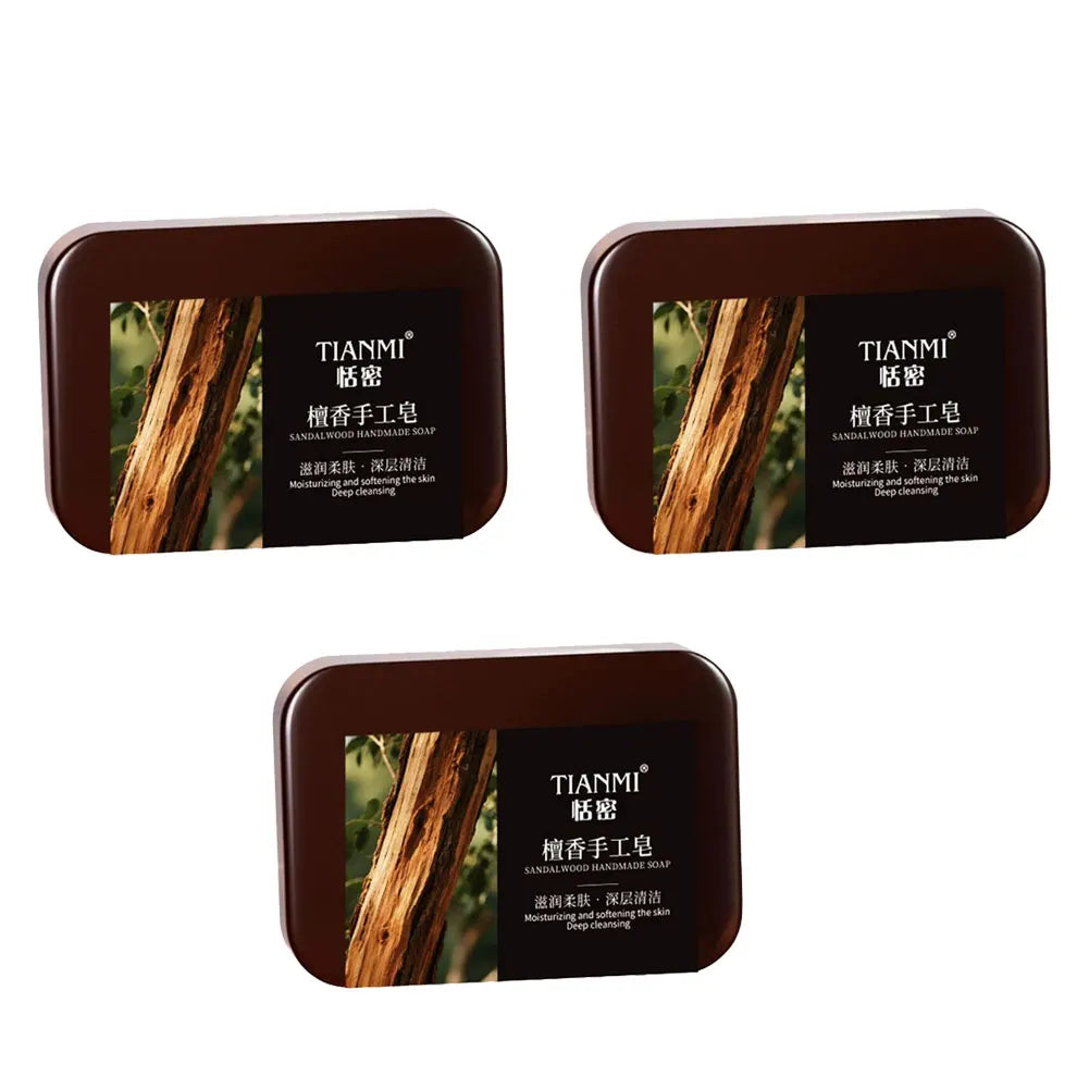 Sandalwood Handmade Bar Soap – Plant-Based Body Soap for All