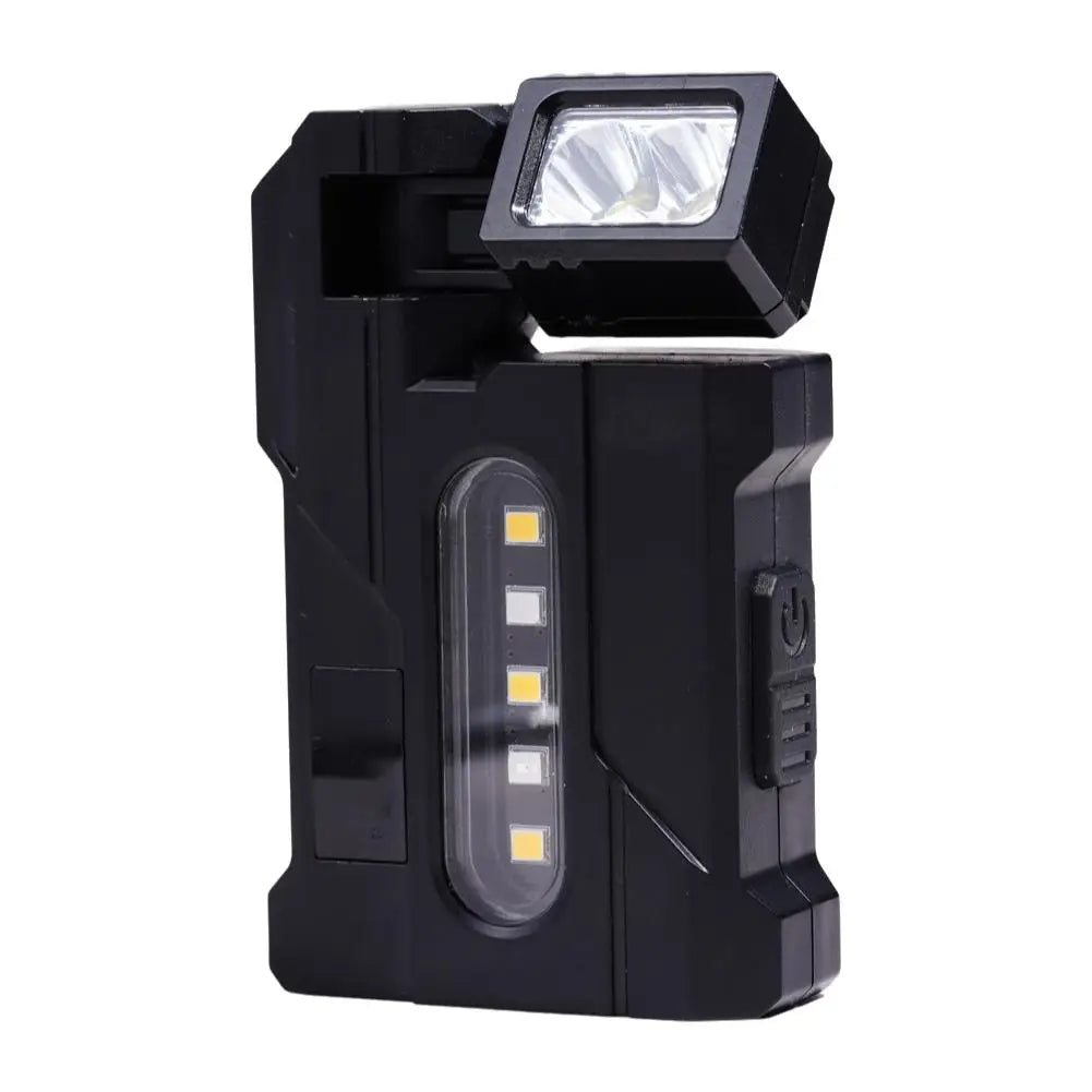 USB Rechargeable Flashlight Work Light – 7 Modes, Warning Strobe