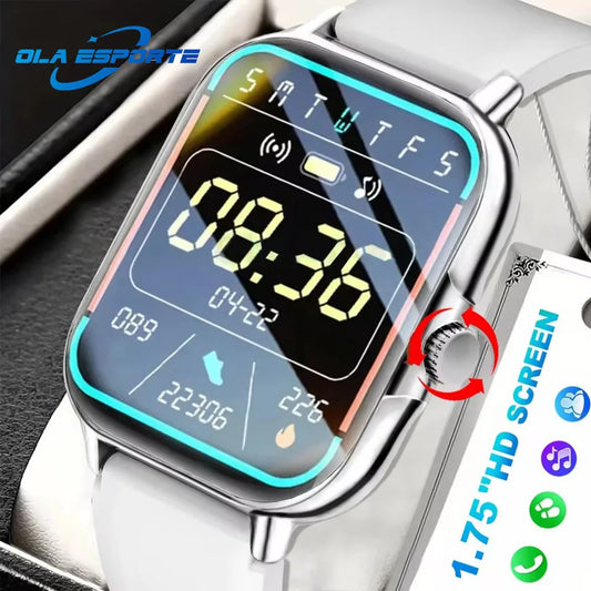 New Smart Watch Android IOS Phone 2.01 Inch Color Screen Bluetooth Answer Call Fitness Watches Tracker Smartwatch Women Men MA27 Peaceful Pleasures Health and Wellness