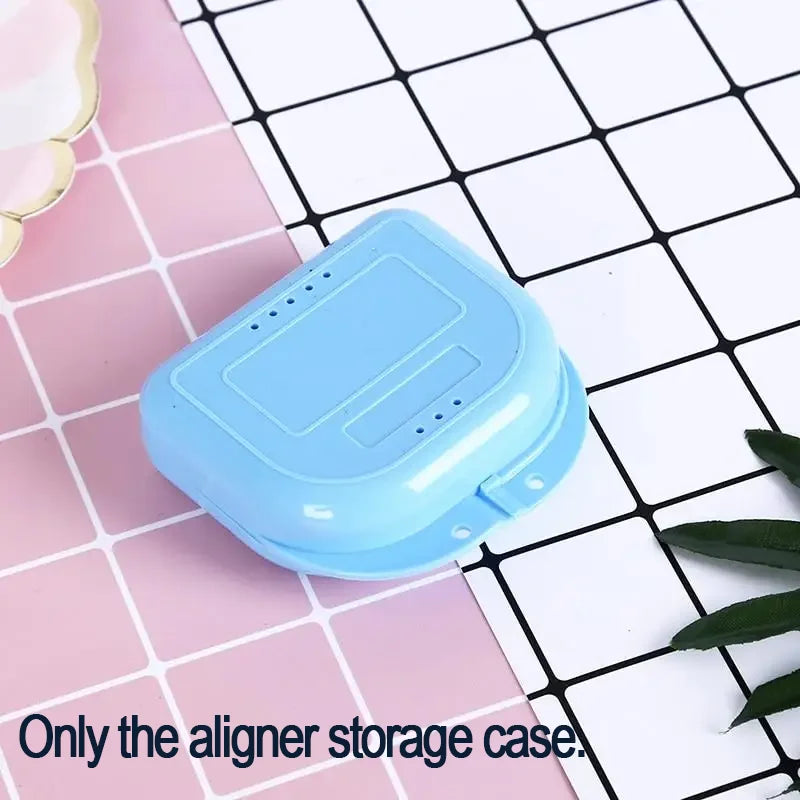 MIRAVEXL Denture & Retainer Cleaning Tablets + Storage Box