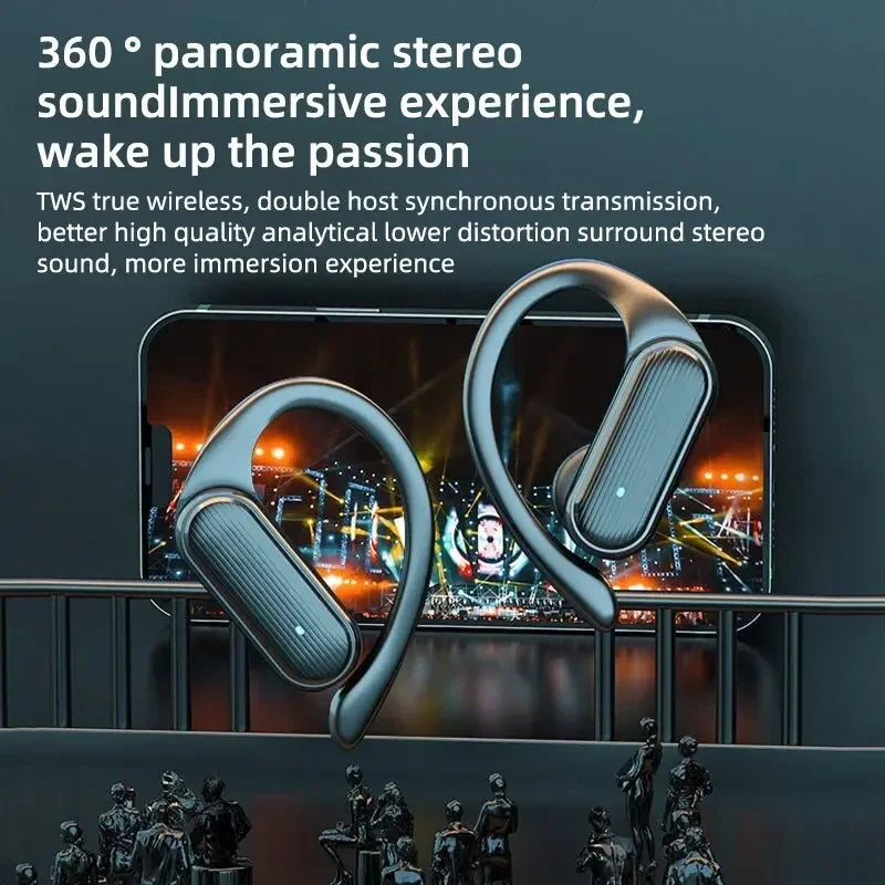 A520 Bluetooth 5.3 Sports Earbuds with Mic – Anti-Sweat Peaceful Pleasures Health and Wellness