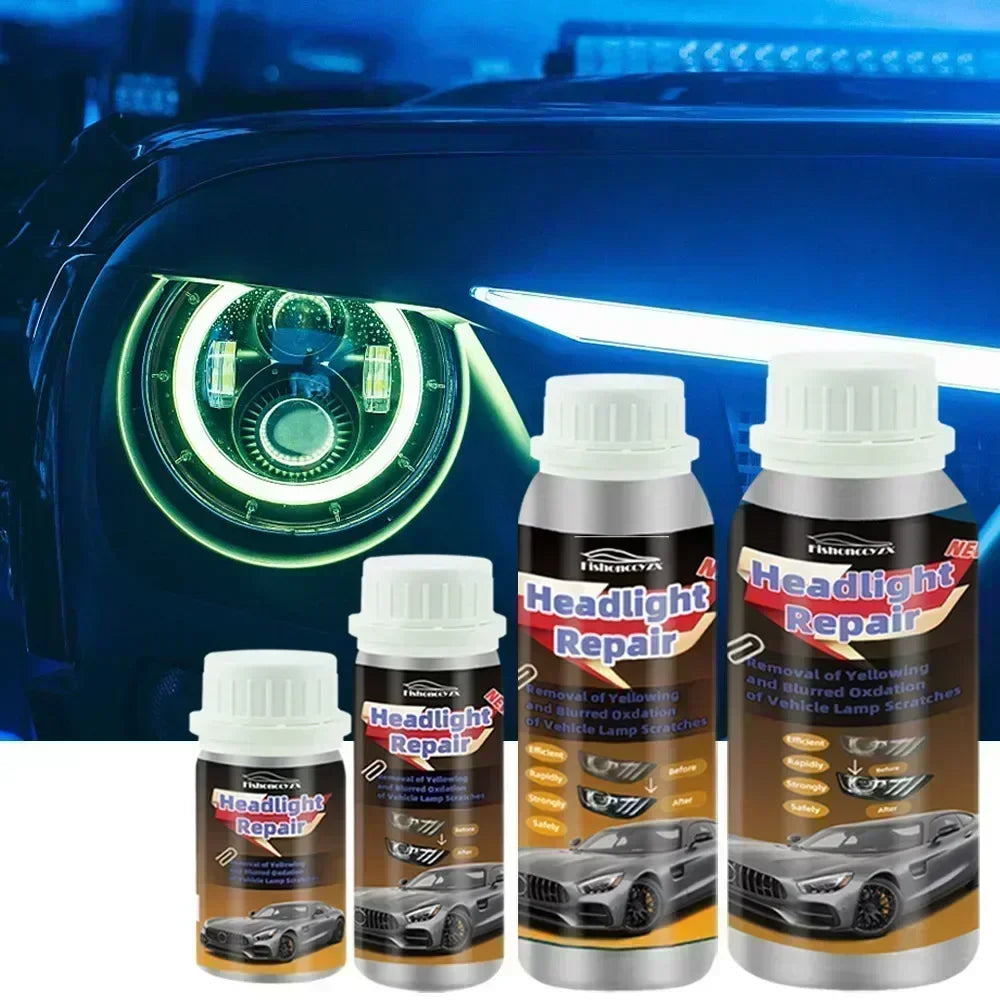 800ml Headlights Liquid Polymer Headlight Chemical Polish Repair Fluid Refurbishment Scratch Repair Polishing Headlights Kit Peaceful Pleasures Health and Wellness