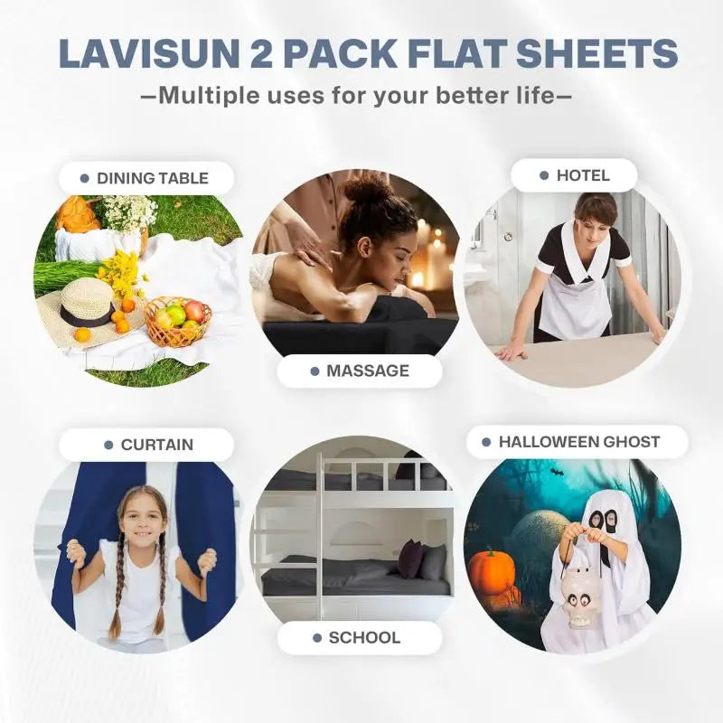 Brushed Microfiber Flat Sheet – Queen & Twin | Hotel & Spa