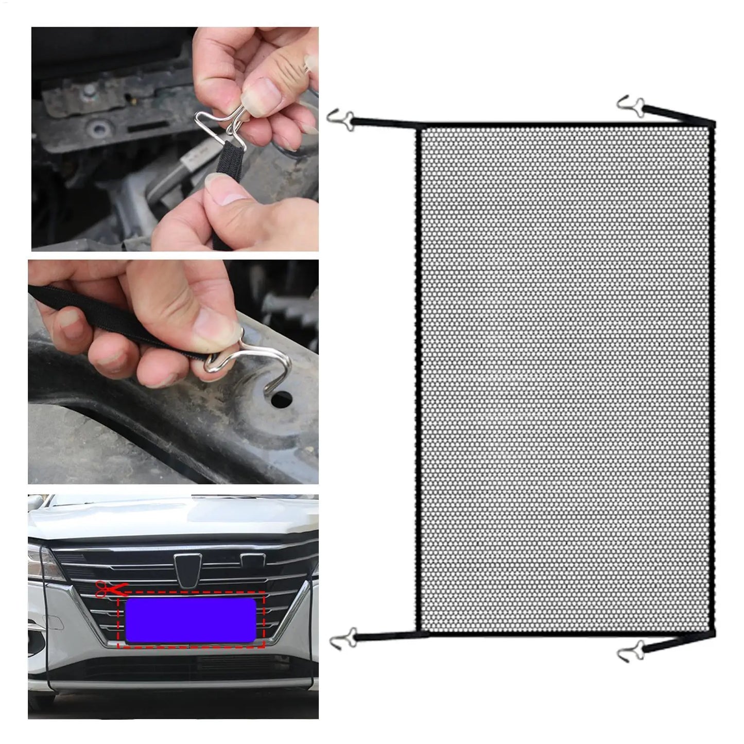 Car Condenser Protective Net Radiator Bug Screen Mosquito Repellent Universal Anti Insect Grill Water Tank Protector Accessories Peaceful Pleasures Health and Wellness