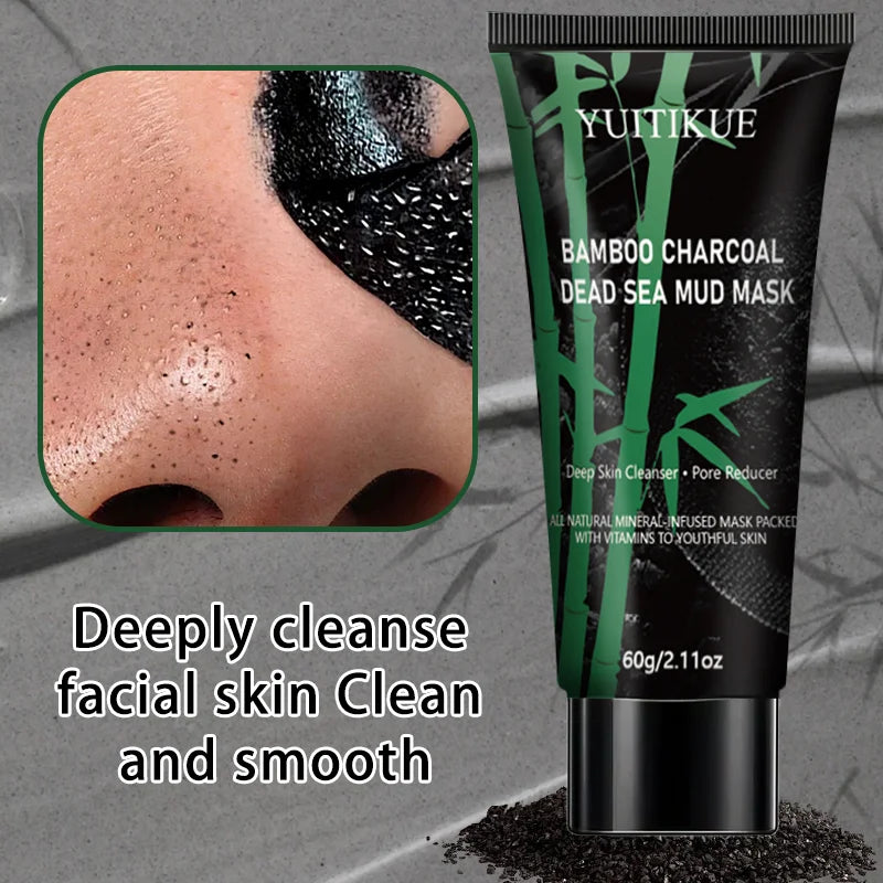 Bamboo Charcoal Dead Sea Mud Mask 60g – Deep Pore Cleanser