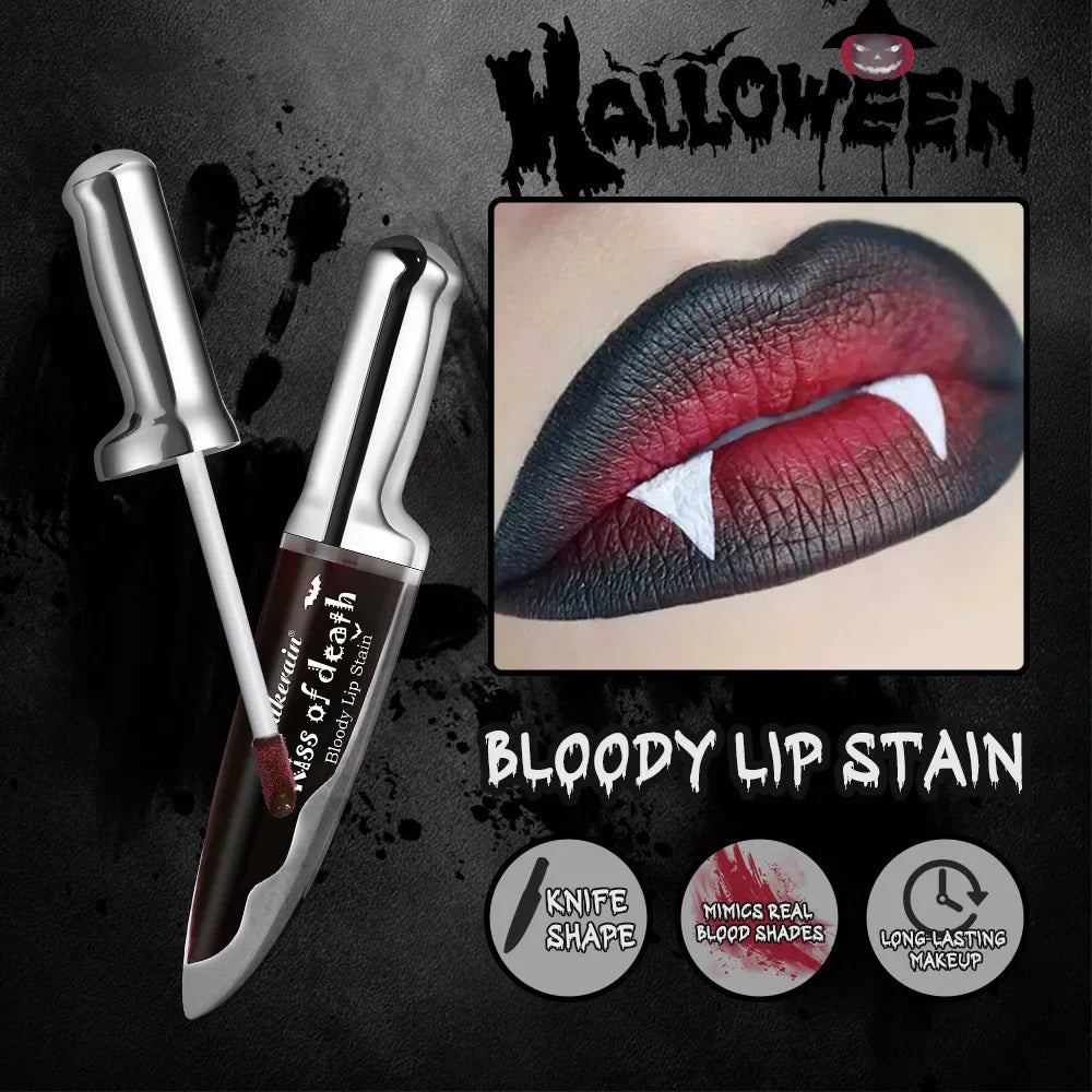 Gothic Bloody Lip Stain | Matte Waterproof Halloween Cosplay