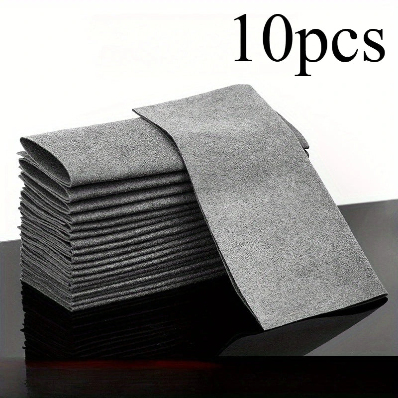 10-Pack Microfiber Cleaning Cloths – Lint-Free Glass Towels