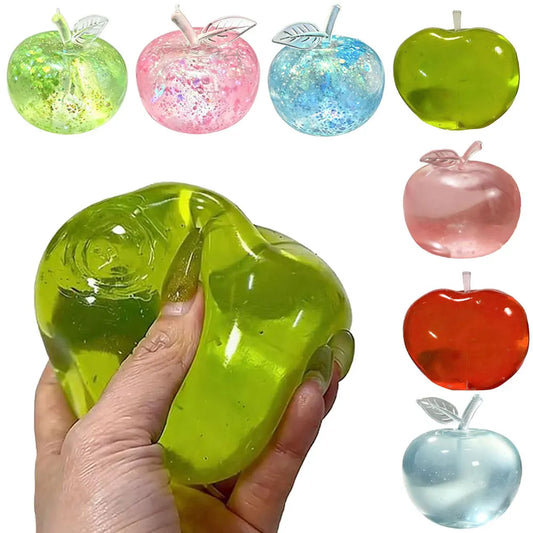 Green Apple Squeeze Fidget Toy | Sensory Squishy Gift Fidget Squeeze Toy Peaceful Pleasures Health and Wellness