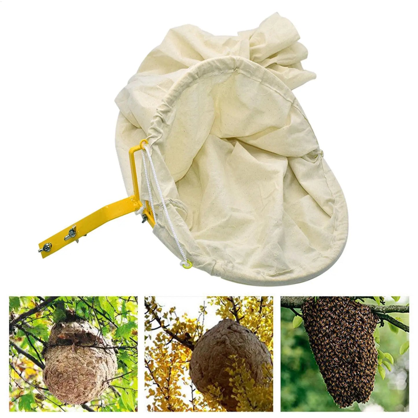 Telescopic Bee Swarm Catcher Bag – Steel Frame | Portable