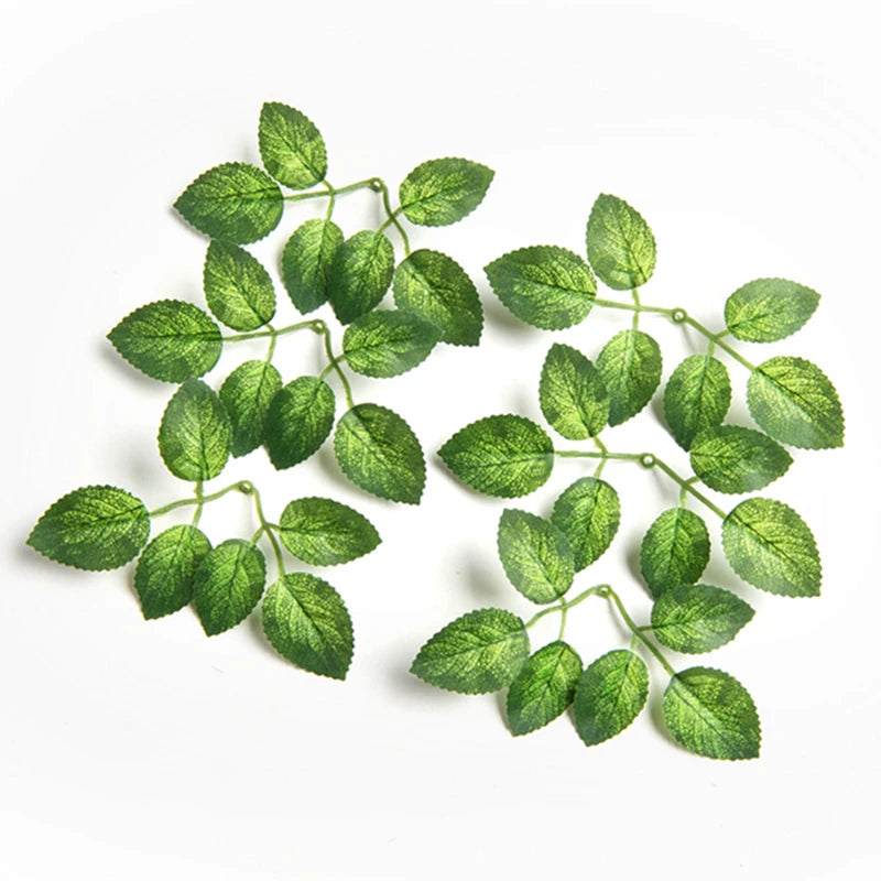 Silk Green Leaves for Wedding, Wreaths & Home Decor – Fake Plants