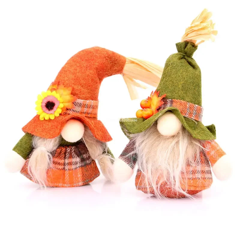 1pc Fall Gnome Autumn Gnome Pumpkin Sunflower Swedish Dwarf Thanksgiving Day Christmas Decor Nordic Gnome Land God Old Man Decor Peaceful Pleasures Health and Wellness