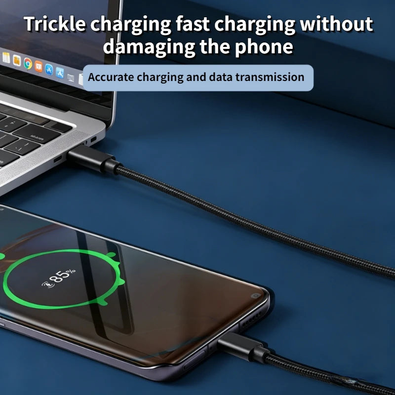 60W 5A USB C to Type C fast charging data cable USB Type C to Type-C nylon braided fast charging charger adapter cable 1m 3m Peaceful Pleasures Health and Wellness