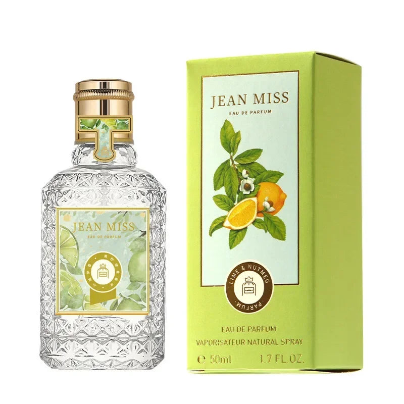 Brand Eau De Toilette Lasting Fragrance Fresh Floral And Fruity Fragrance Neutral Perfume Orange Rose Musk Daily Date Body Spray Peaceful Pleasures Health and Wellness 08Green Twisted 50ML