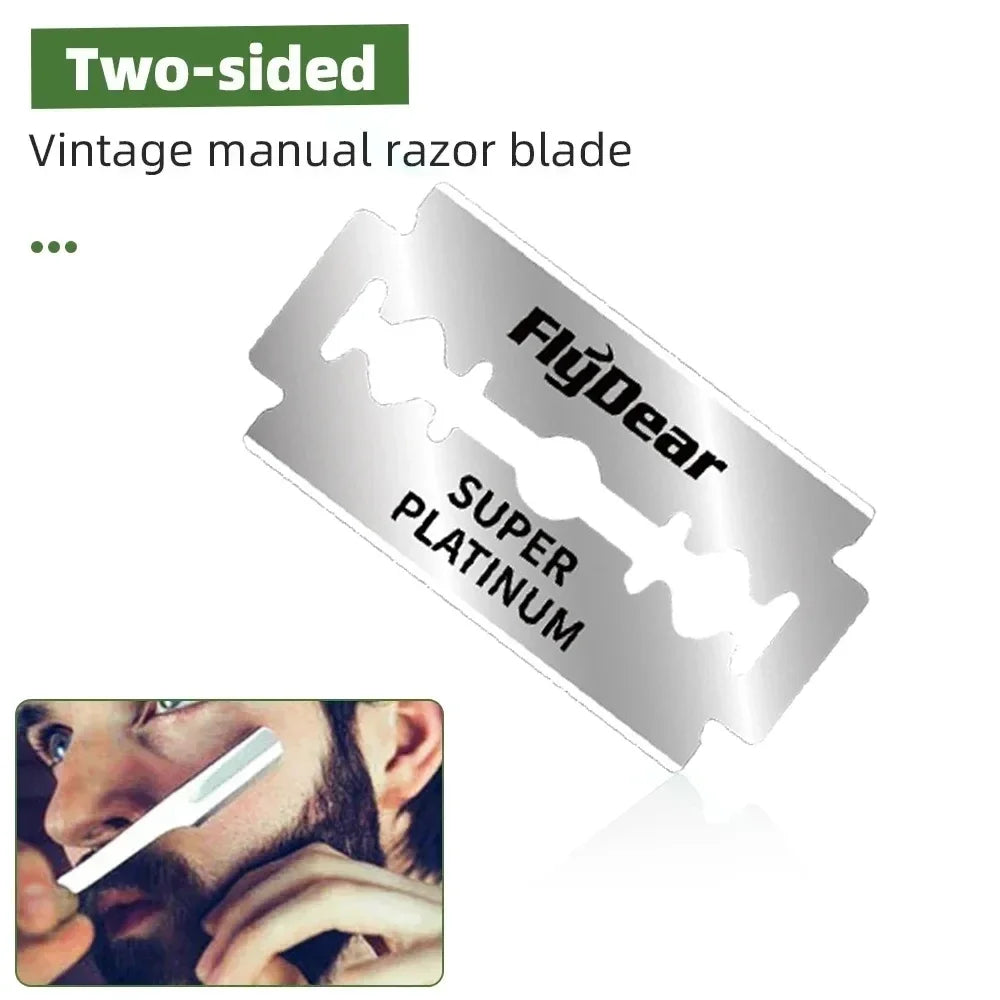 Double Edge Safety Razor Blades – Stainless Steel 10–30 Pack