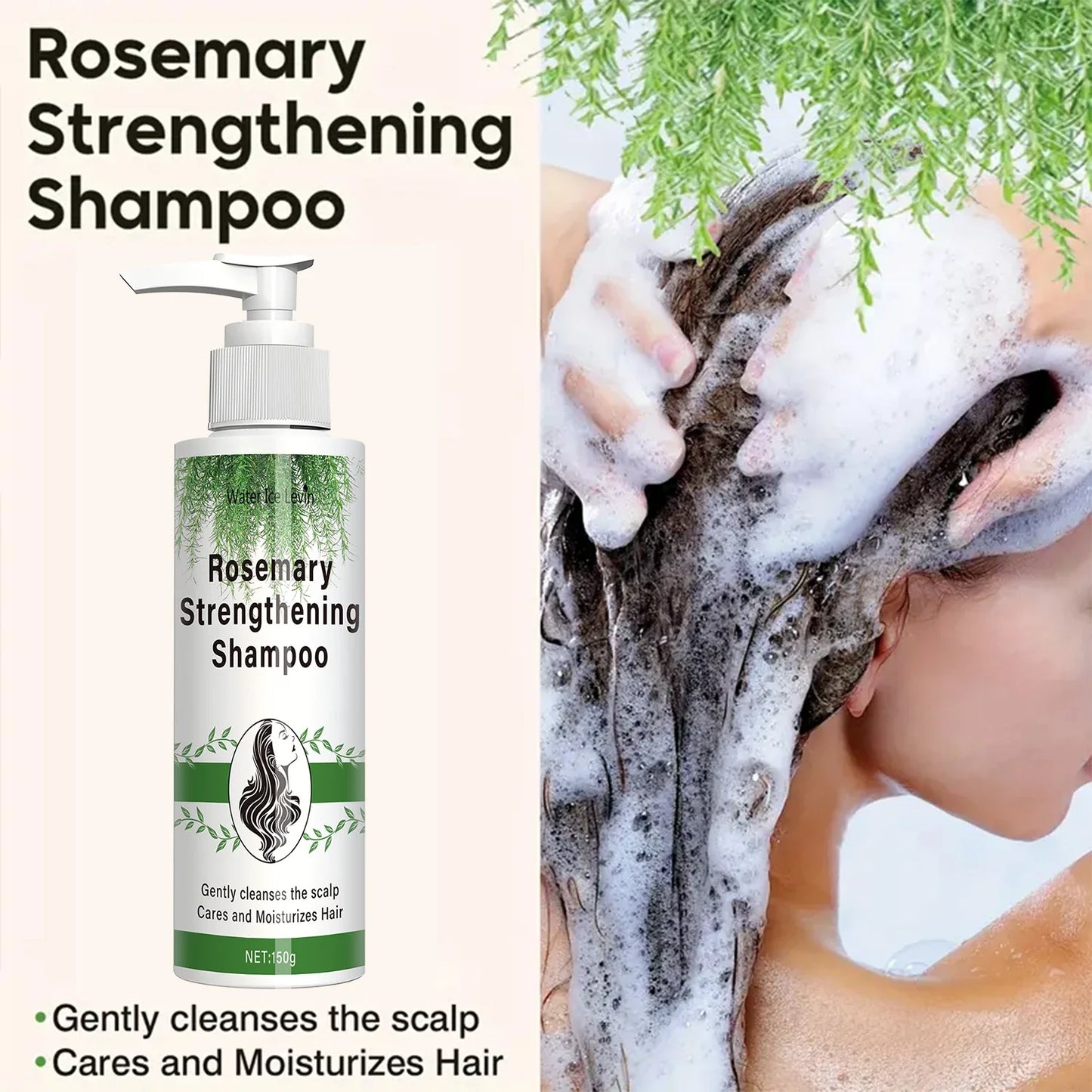 Rosemary Shampoo – Deep Cleansing, Rich Foam & Smooth Hair