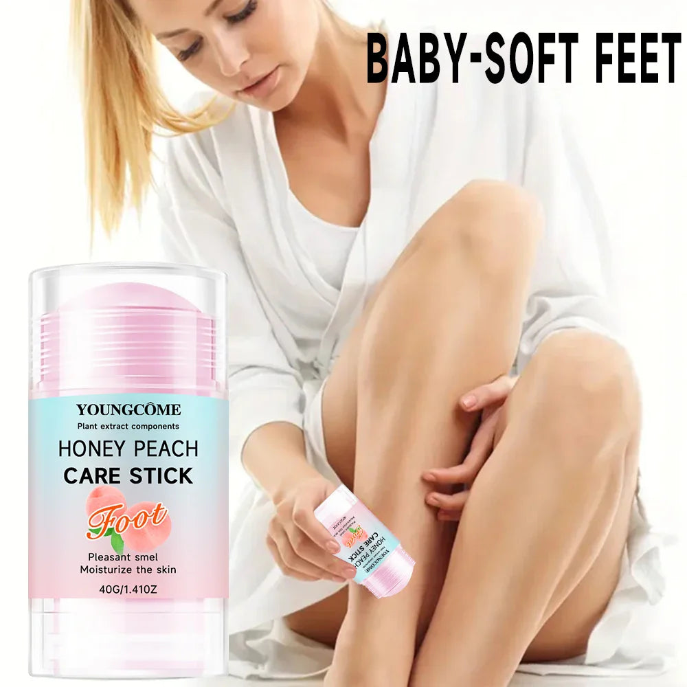 YOUNGCOME Honey Peach Foot Cream – 72H Moisture Heel Balm