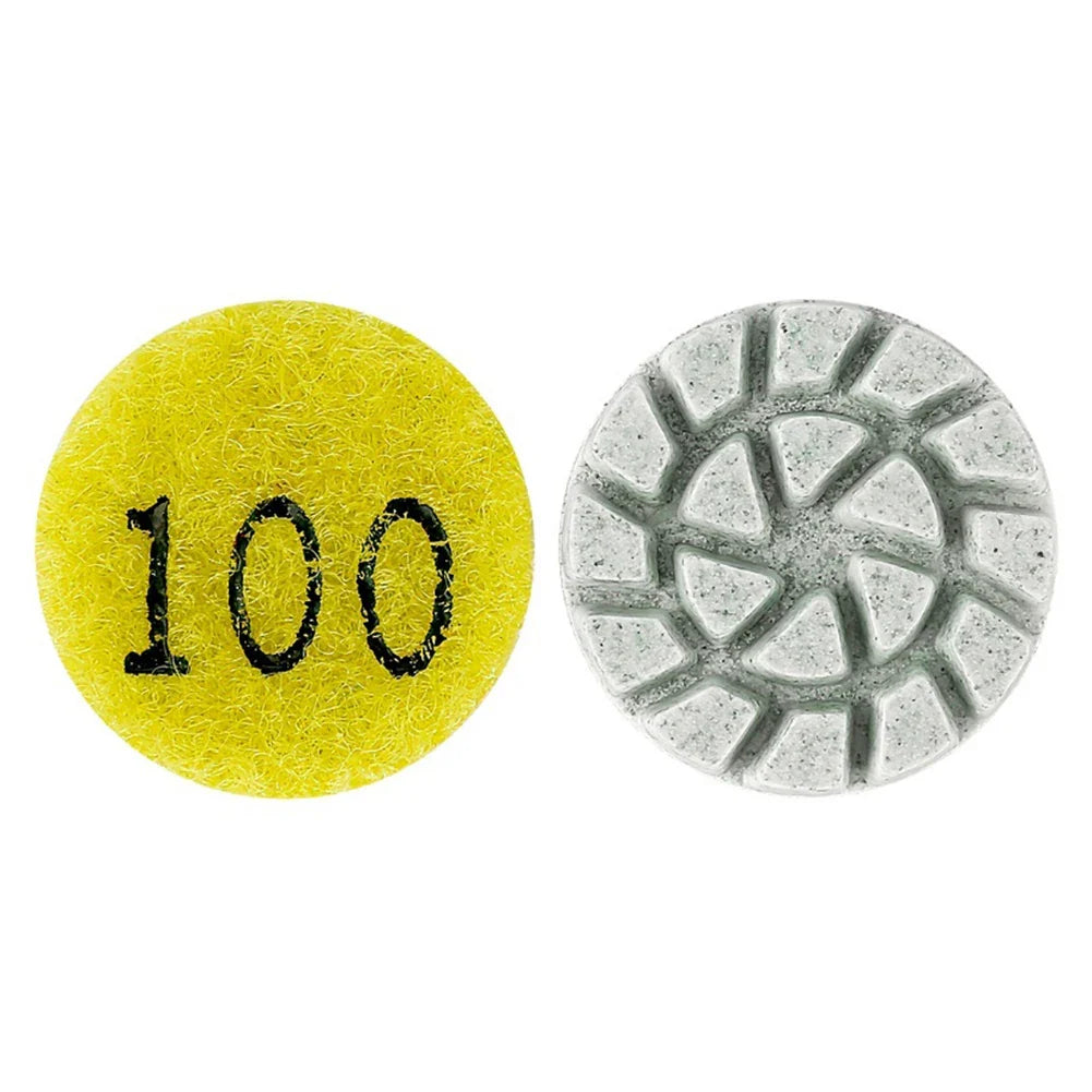 1" 25mm Wet Dry Polishing Pad – Marble Granite Concrete 7 Grits