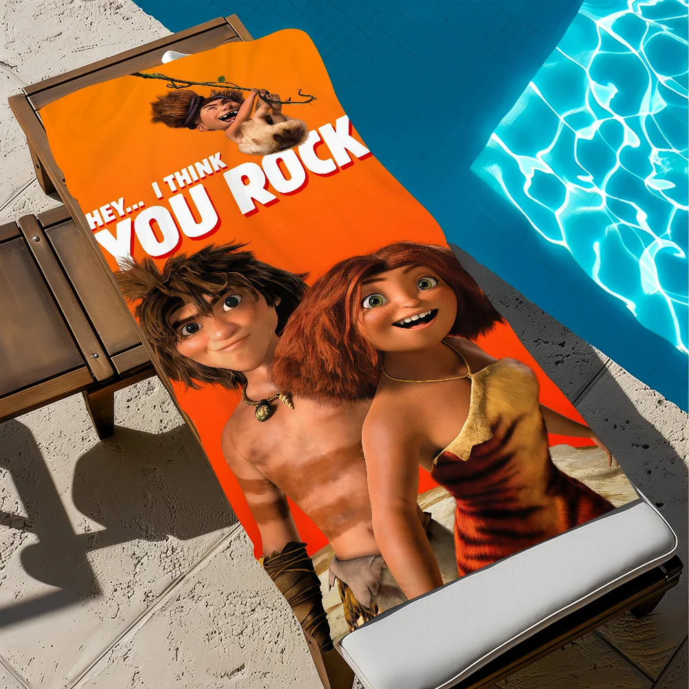 The Croods 2 Quick-Dry Beach Towel | Soft Pool & Travel Towel