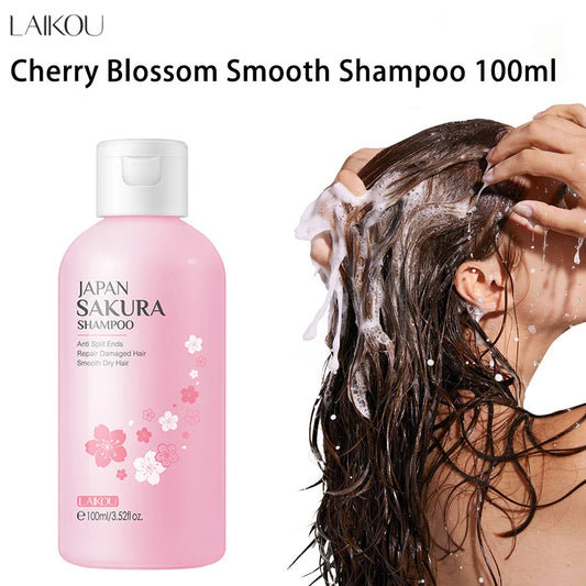LAIKOU Sakura Shampoo Hair Conditioner Moisturizing Nourishing Repair Damaged Anti Dandruff Oil Control Shampoos Cleansing Care Peaceful Pleasures Health and Wellness