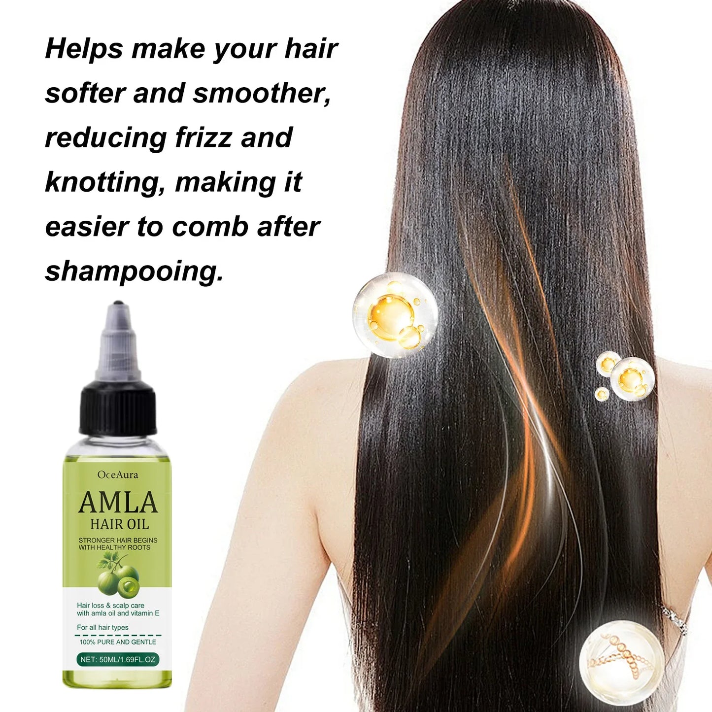 OceAura Hair Essential Oil – Nourishing Scalp & Growth Serum