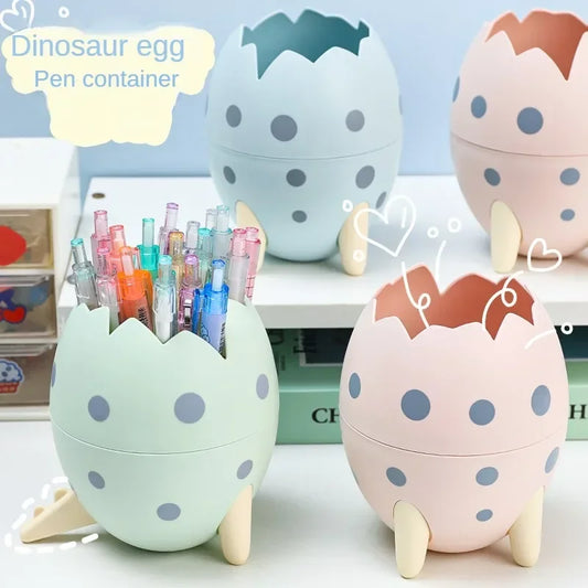 Dinosaur Egg Pen Holder Desk Organizer | Kids Gift Novelty Pen Holder Peaceful Pleasures Health and Wellness