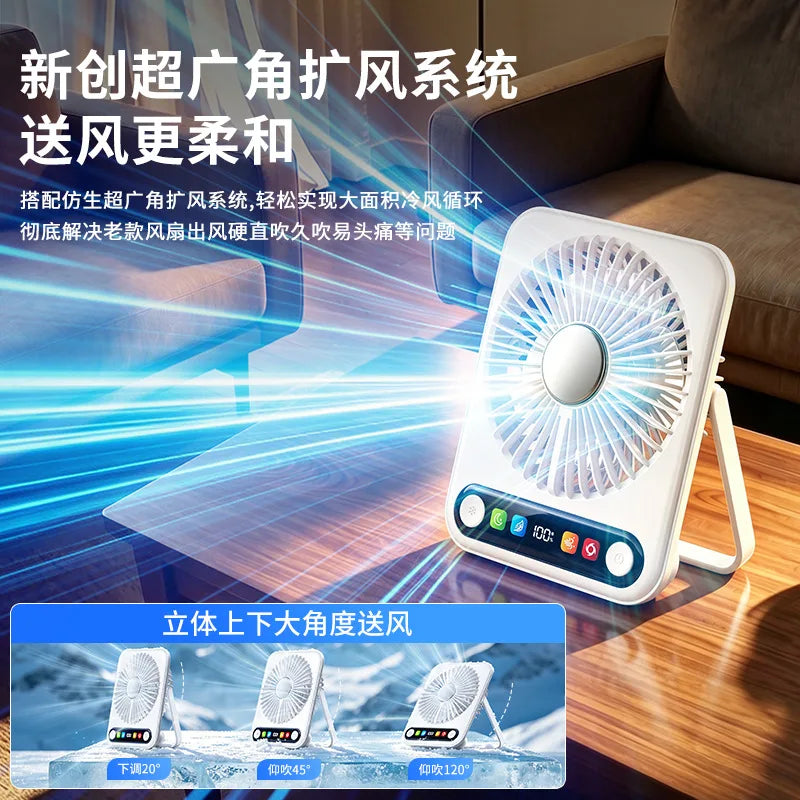 Silent USB Desktop Mini Fan – Wall-Mountable, 1W Compact
