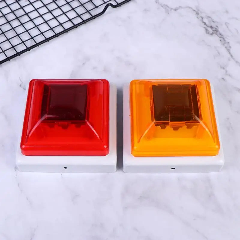 Solar Fence Post Cap Light – LED Flashing Guardrail Marker