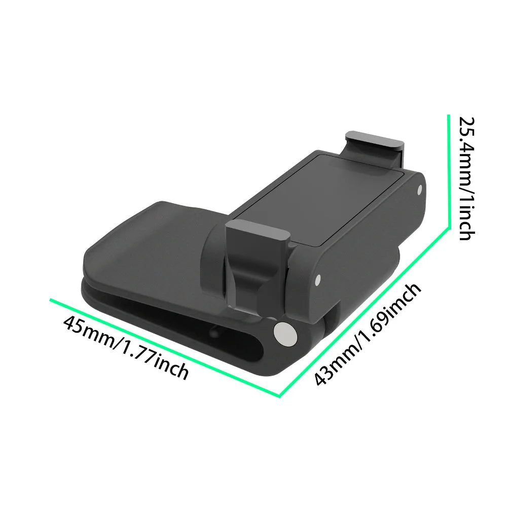 Camera Mount For DJI OSMO NANO Camera Hat Clip First-Person View Mount Unlock First-Person Photography For Multi-Angle Shooting Peaceful Pleasures Health and Wellness