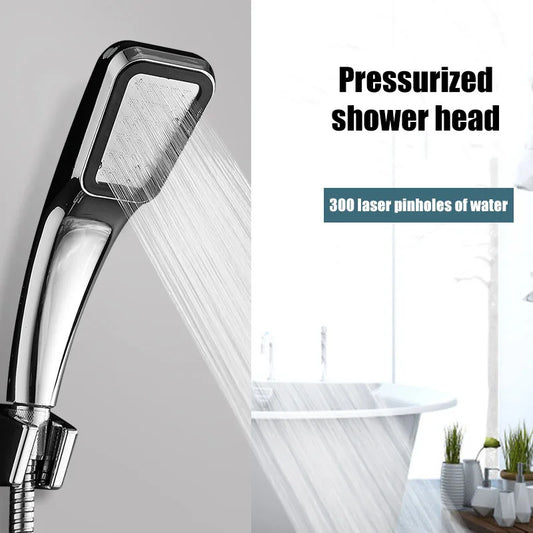 High-Pressure Shower Head | 300 Outlets & Universal Fit Handheld Shower Head Oasis Select