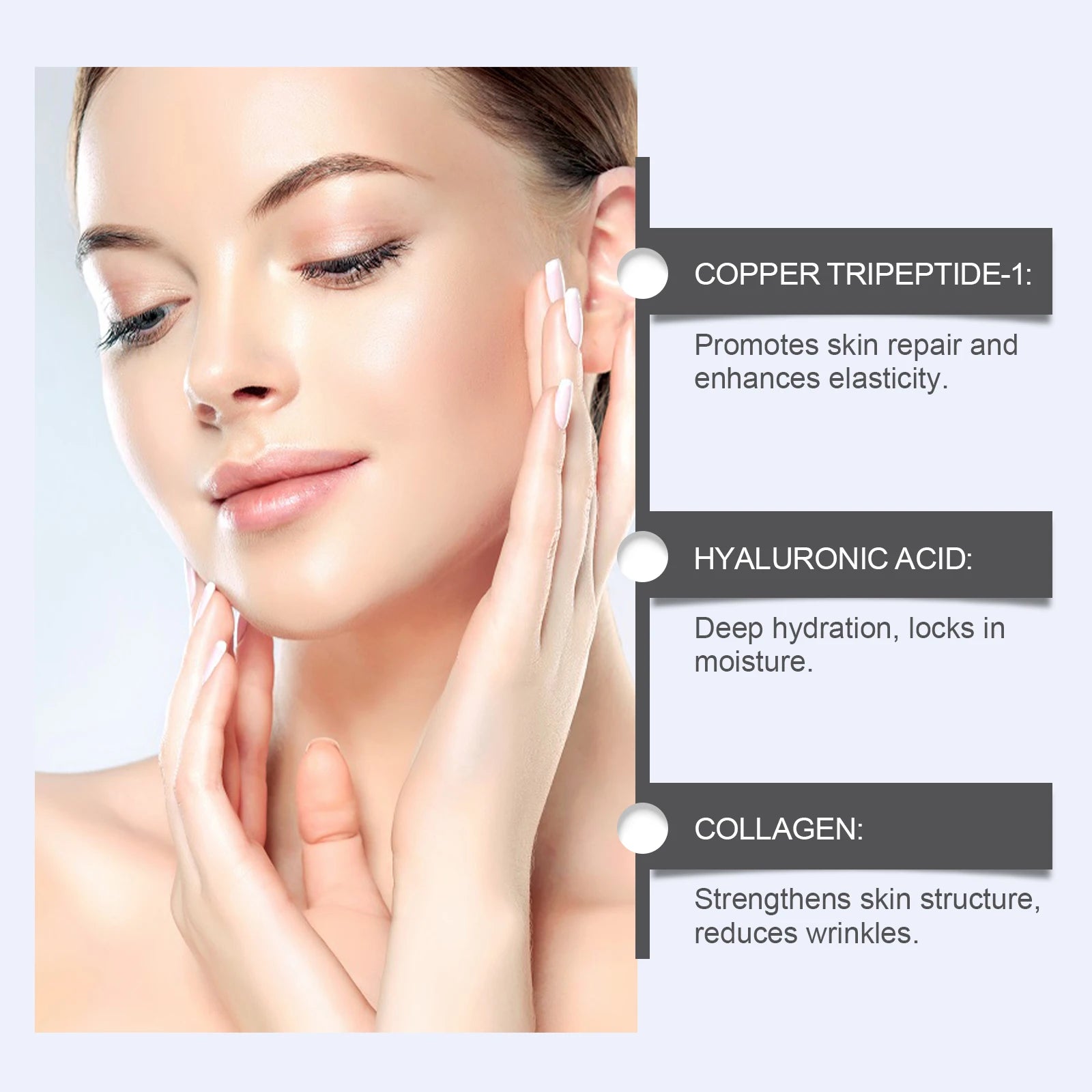 Copper Peptide Face Serum – Anti-Aging & Pore Tightening 30ml Anti-Aging Face Serum Peaceful Pleasures Health and Wellness