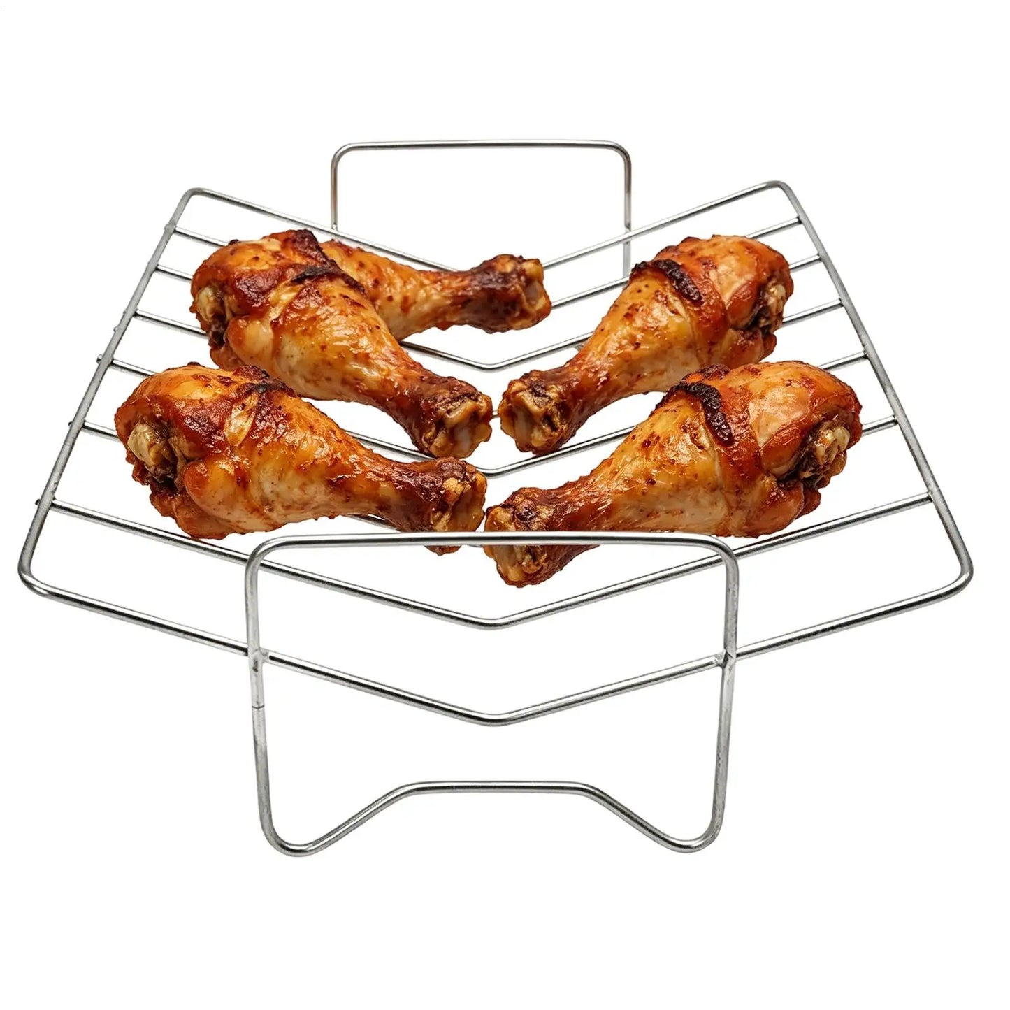 Adjustable V-Shaped Stainless Steel Roasting Rack | Oven & Grill