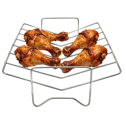 Adjustable V-Shaped Stainless Steel Roasting Rack | Oven & Grill Roasting Rack Oasis Select