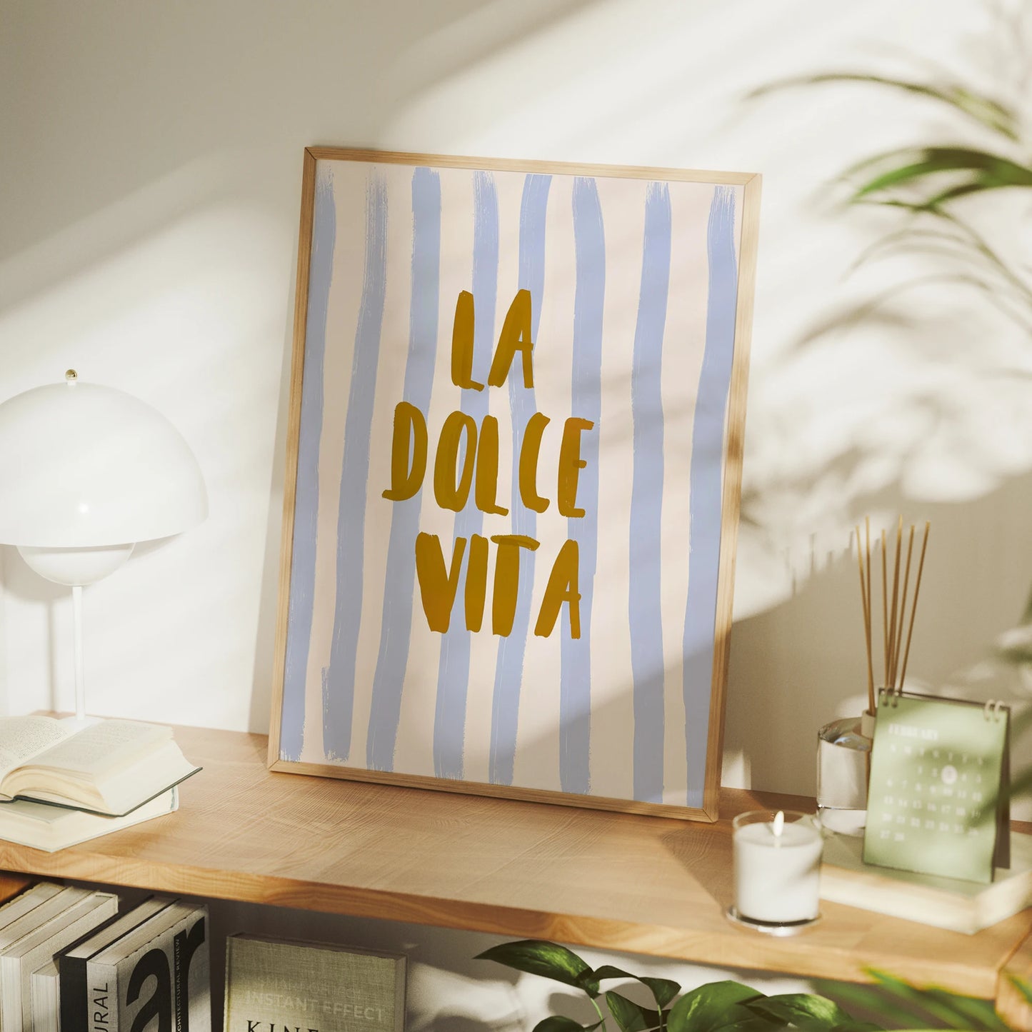 La Dolce Vita Minimalist Canvas Wall Art Print | Home Decor
