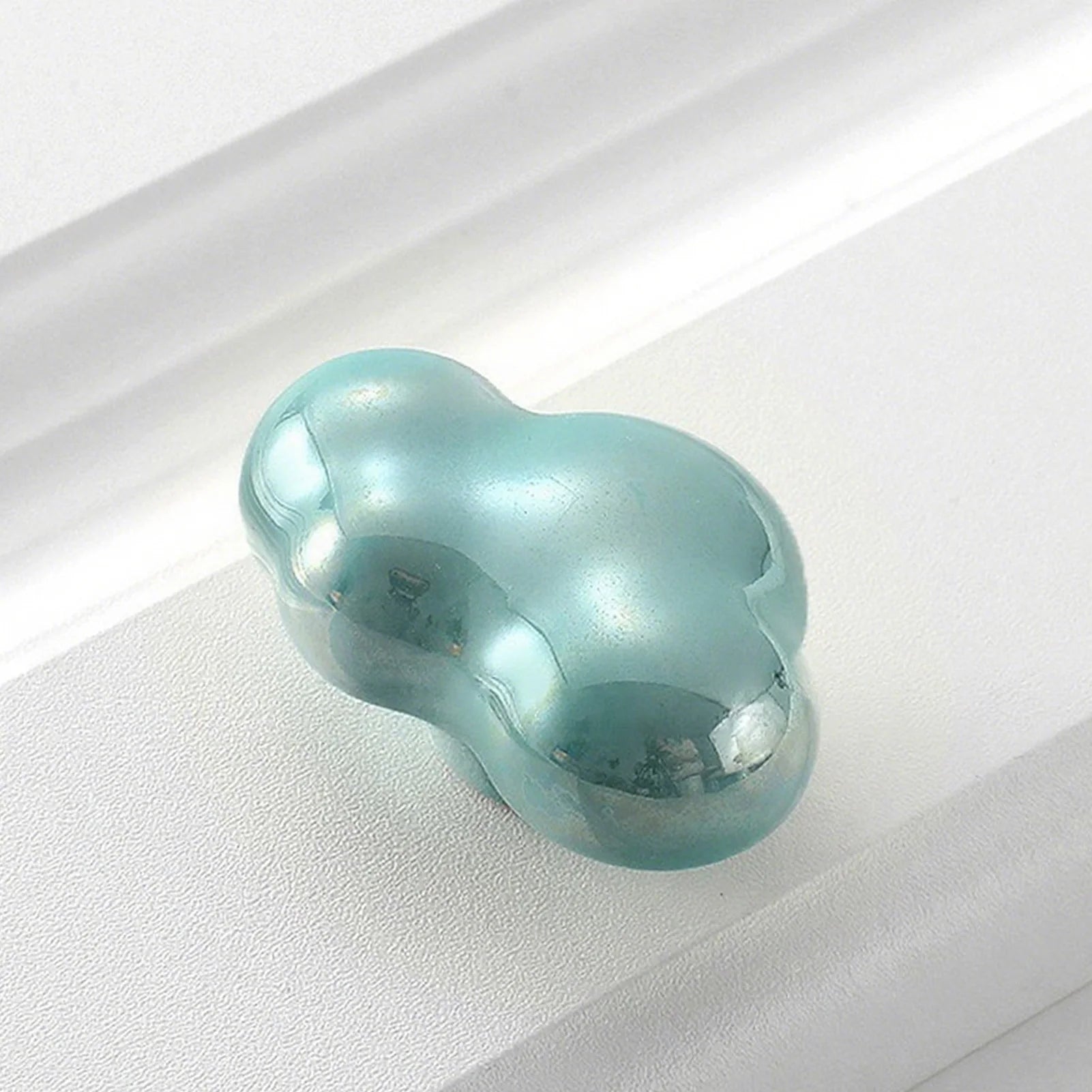 Clouds Shape Sliding Door Knobs Multi Color Clouds Design Glass Door Handle for Kitchen Cabinets Cupboard Peaceful Pleasures Health and Wellness