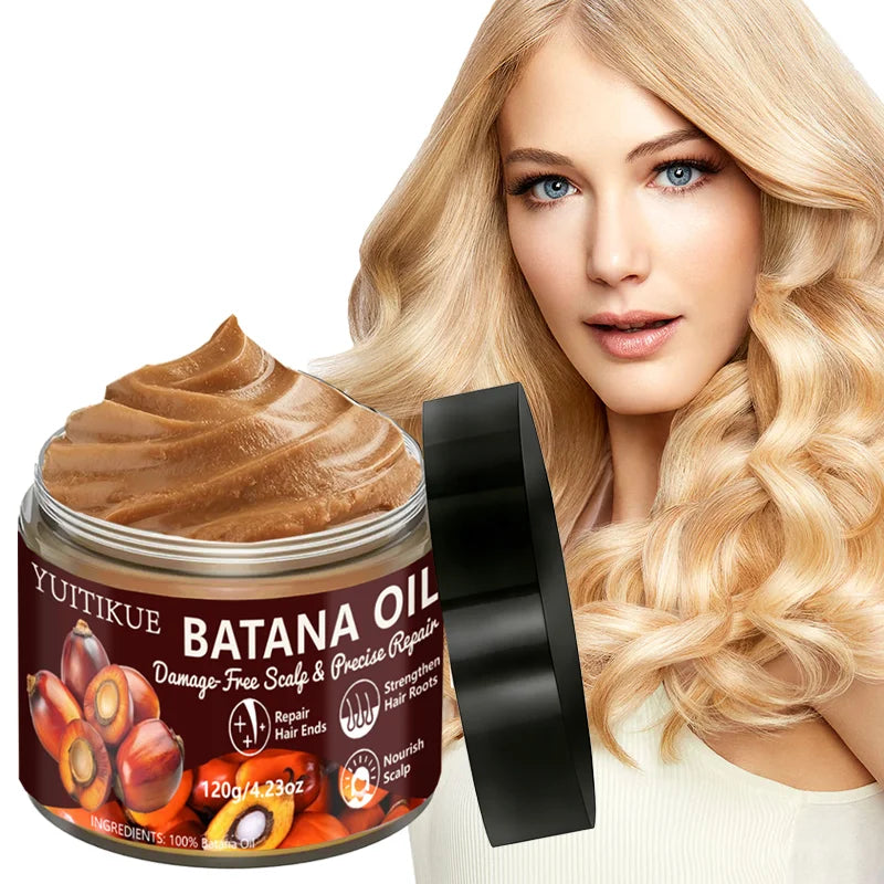 YUITIKUE 100% Batana Oil Hair Cream | For Damage-Free Scalp & Precise Repair | Repairs Ends, Strengthens Roots & Nourishes Scalp Peaceful Pleasures Health and Wellness
