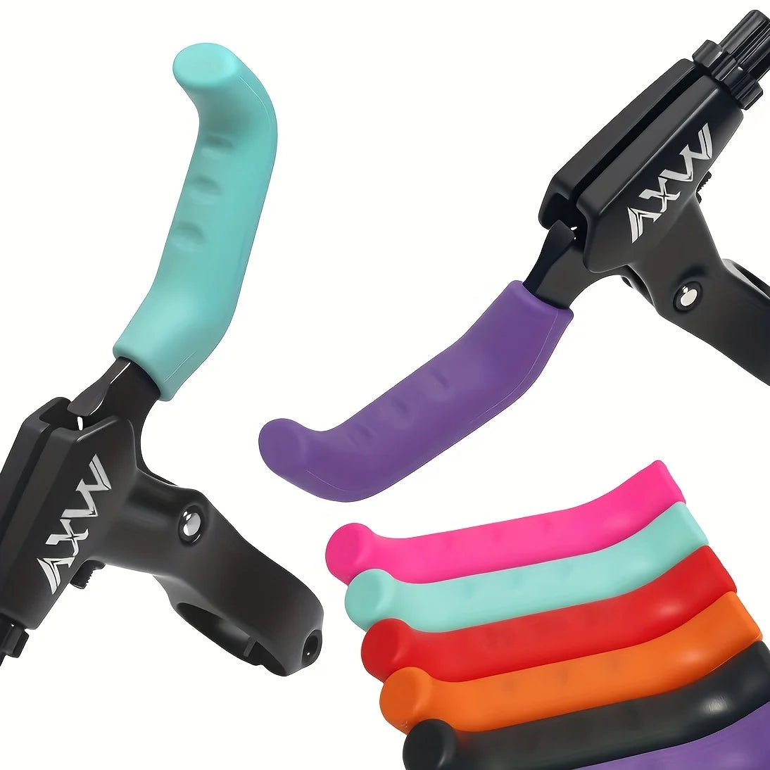 1 Pair Bicycle Brake Handle Protection Cover Silicone Anti-slip