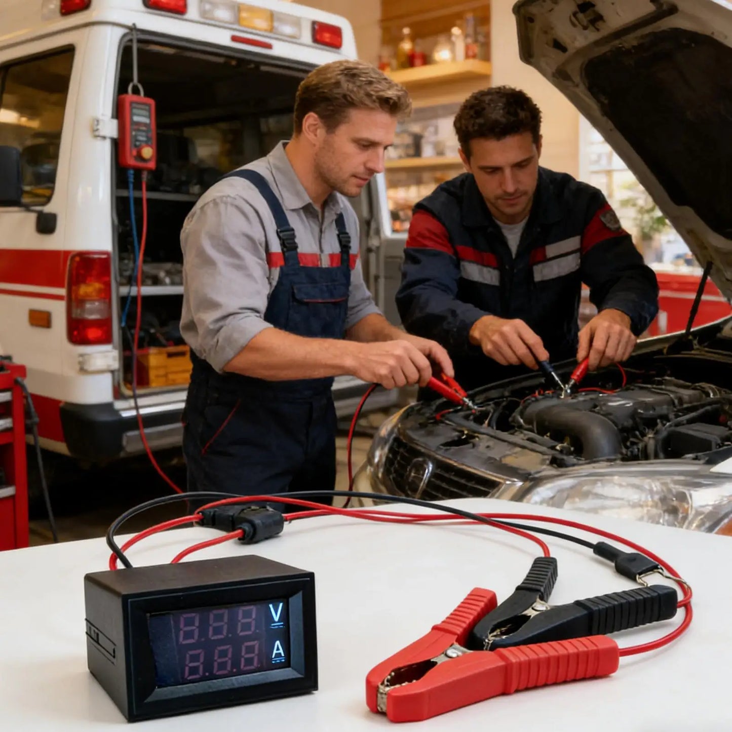 Automotive Battery Leakage Detector & Circuit Tester | Digital