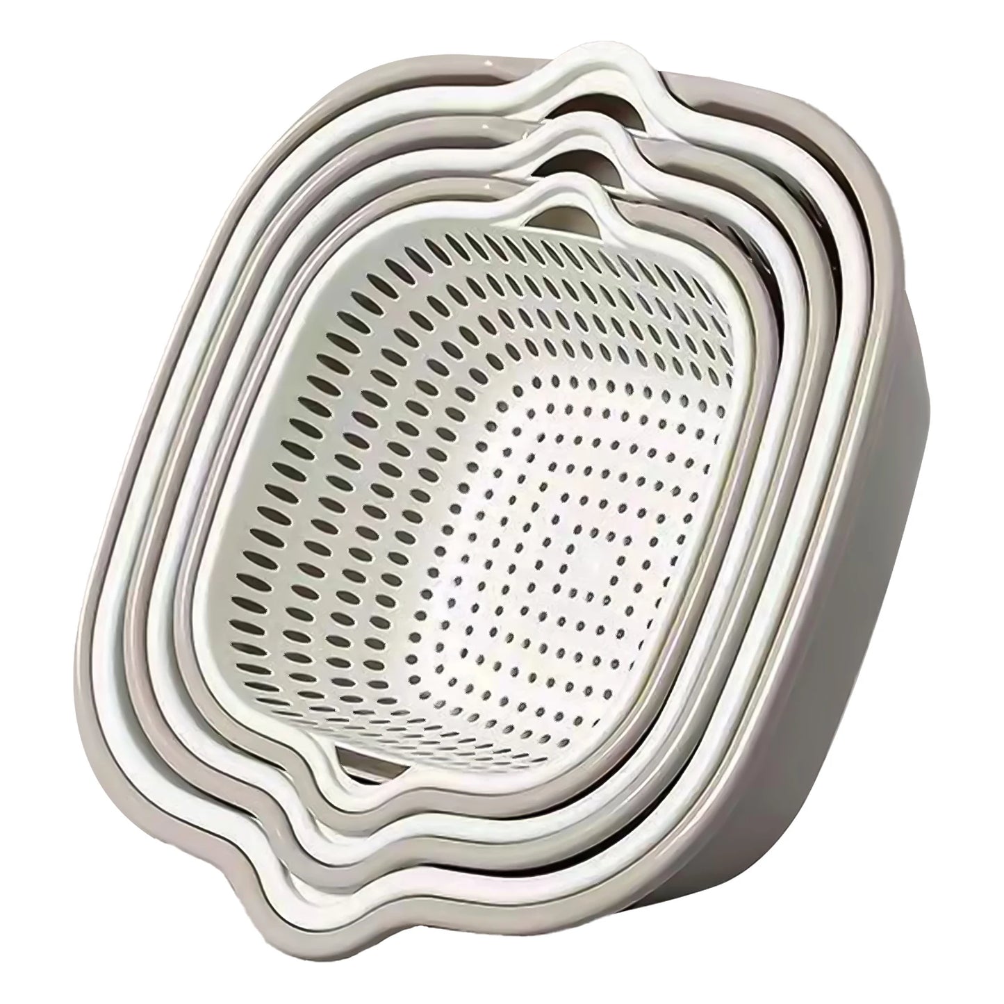 Vegetable Food Washing Strainer Household Vegetable Washing Drain Basket Suitable for Broccoli and Grapes Peaceful Pleasures Health and Wellness B