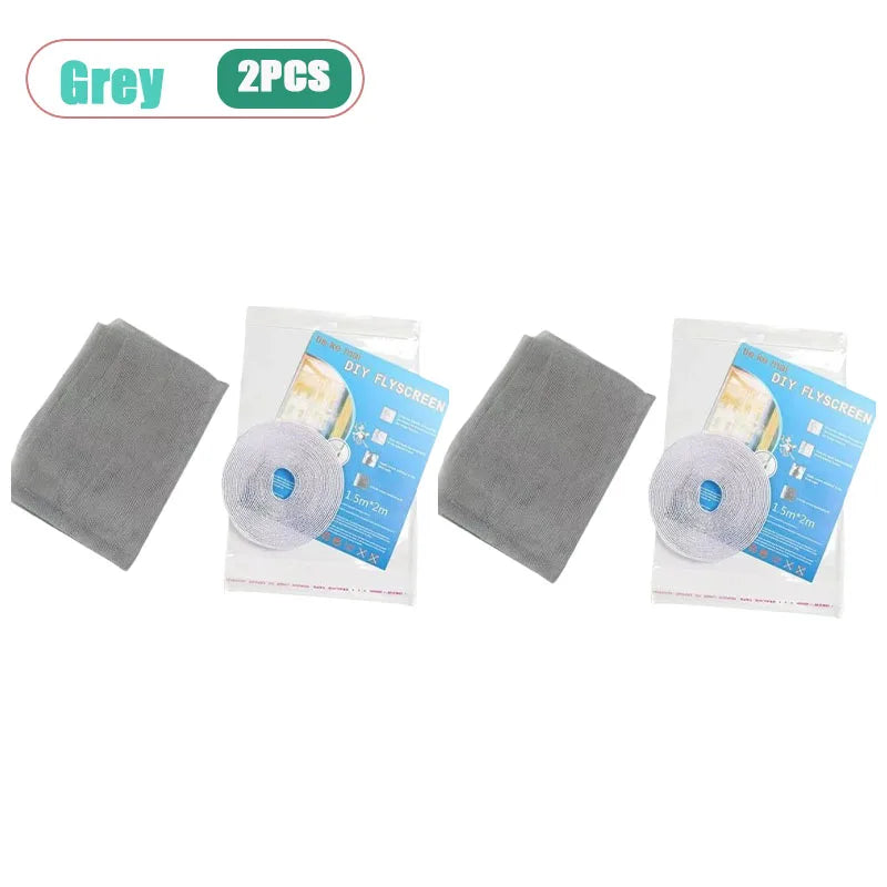 Self-Adhesive Mosquito Window Screen – Hook & Loop Bug Mesh
