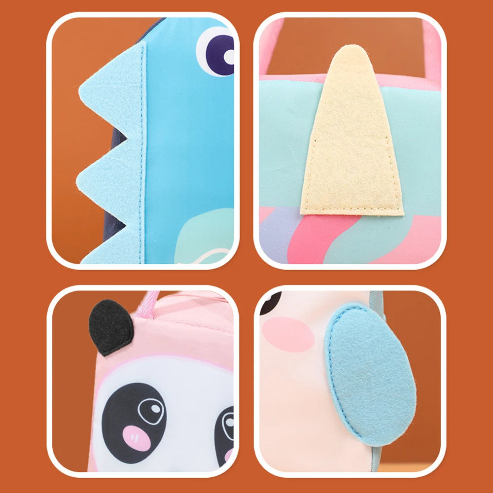 3D Three-Dimensional Bento Bag Cute Cartoon Bento Bag Lunch Bag Handbag Storage Insulation Bag Canvas Lunch Box Bag Ice Pack Peaceful Pleasures Health and Wellness