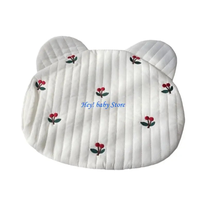 Cartoon Flower Baby Pillow – Soft Cotton Headrest for 0–6 Years
