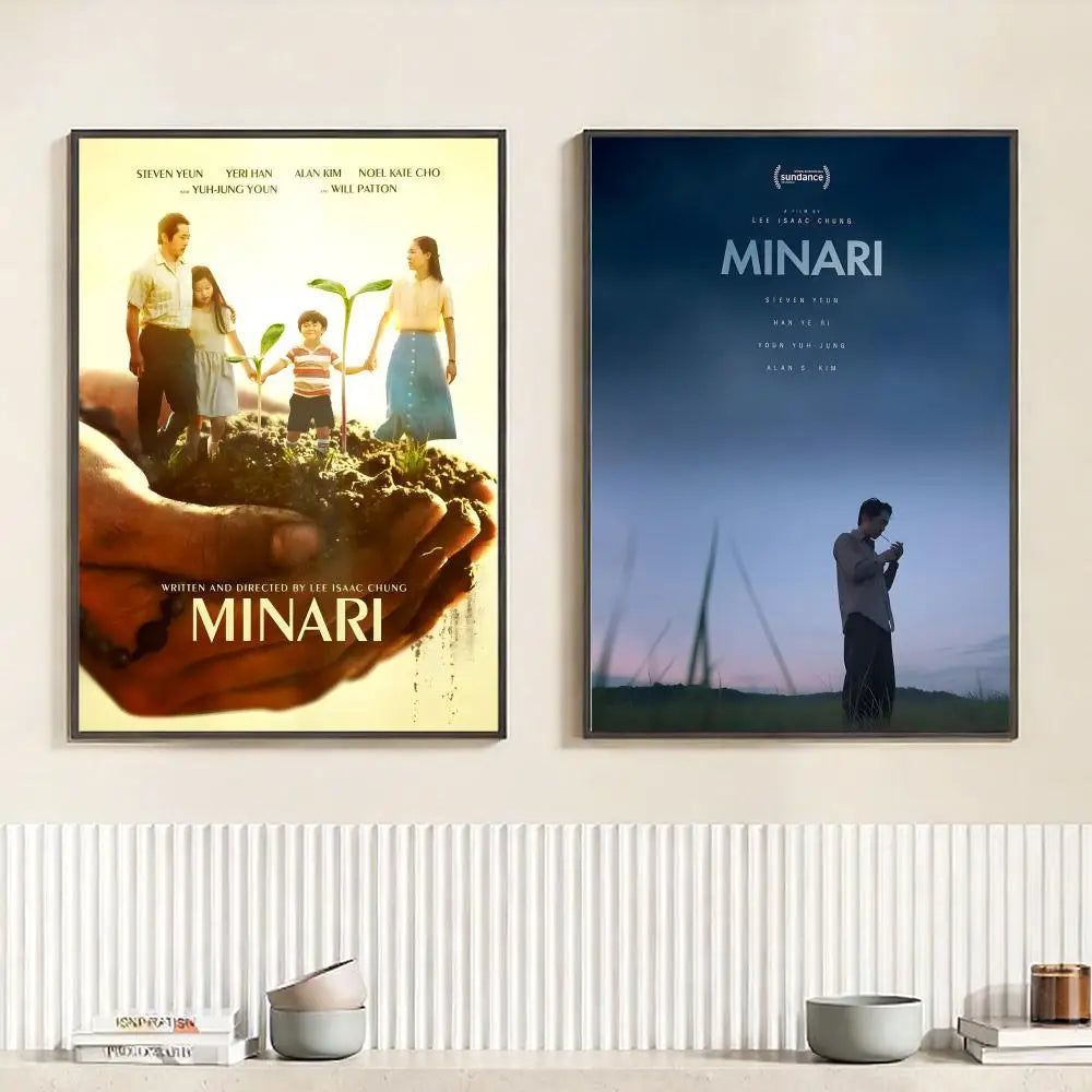 Minari Movie Poster – HD Self-Adhesive Waterproof Wall Art Movie Wall Poster Peaceful Pleasures Health and Wellness