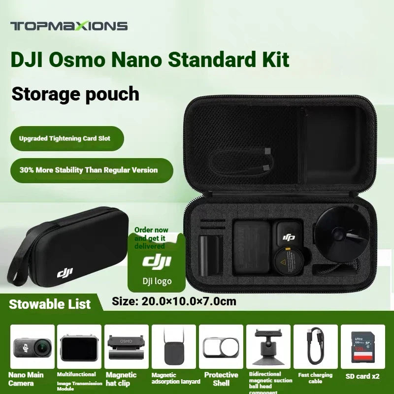 DJI Osmo Nano Accessories Kit – Cage, Case, Dive Adapter & Film