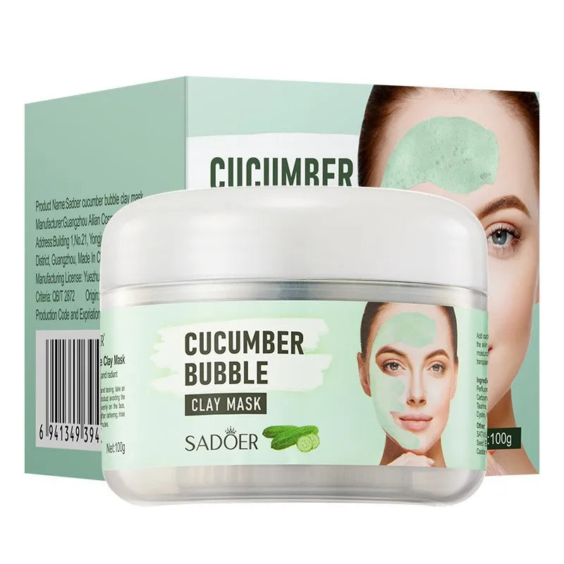 SADOER Cucumber Bubble Mask – Moisturizing All Skin Types