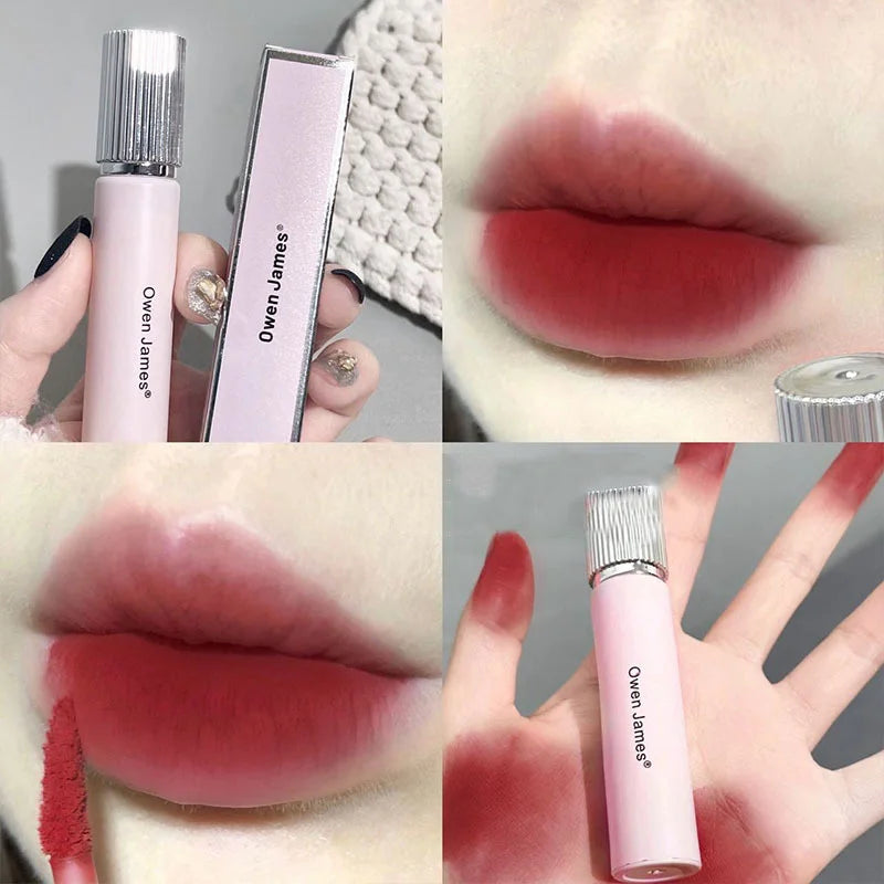 Korean Matte Mousse Lipstick | Velvet Long-Lasting Lip Color