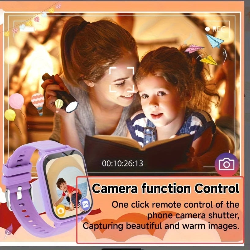 ERUN Kids Smart Watch – Camera, Steps Tracker & Colorful Bands
