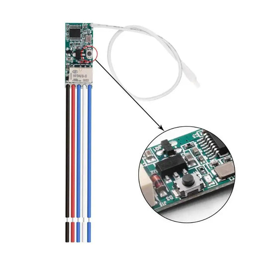 1Set 433mhz DC 3V 6V 12V 24V Mini Relay Wireless RF Remote Control Switch LED Lamp Controller Micro Receiver Transmitter Peaceful Pleasures Health and Wellness