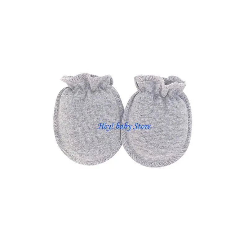 Soft Cotton Baby Anti-Scratch Mittens | Newborn 0–12 Months