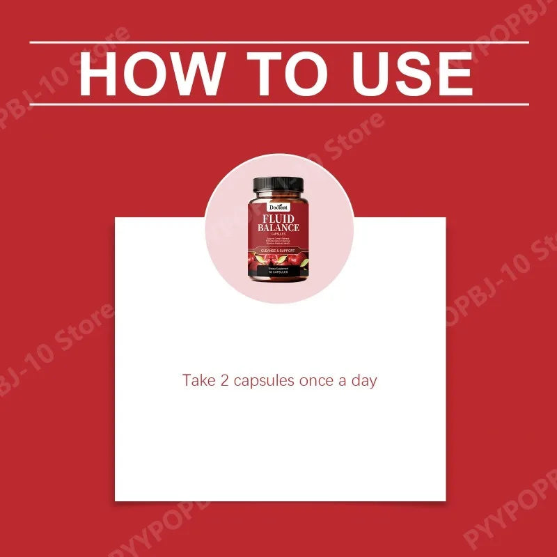 Docteat Fluid Balance Capsules – Apple Extract & CoQ10 | 60ct