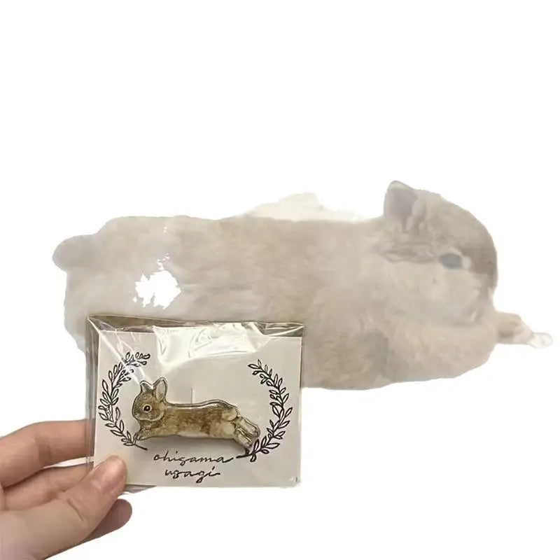 Sweet Rabbit Hair Clip – Cartoon Bunny Hairpin for Girls